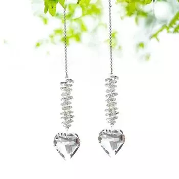 Прозрачный кристалл Suncatcher подвесное украшение Craft Prism Ball Подвеска Home синий