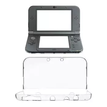Прозрачный кристаллический чехол для новой игровой консоли 3DS XL, жесткий корпус, пылезащитный и ударопрочный защитный чехол