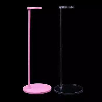 Прозрачный кронштейн из плексигласа для куклы, пластиковая стоячая стойка, поясной кронштейн прозрачный