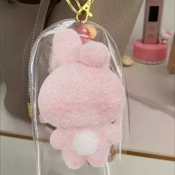 Прозрачный кукольный дождевик, защитный чехол, пылезащитный, водостойкий, прозрачная кукла, игрушечный брелок, органайзер для хранения