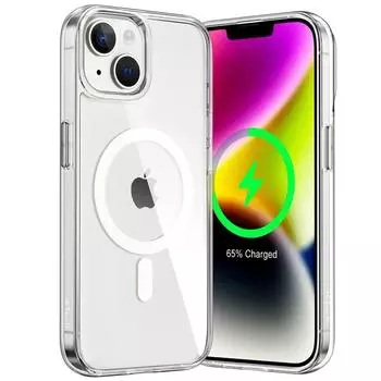 Прозрачный магнитный чехол для Apple iPhone 13 14 11 12 15 Pro Max Plus 13 12 Mini XS Max XR 8 7 SE SE2 с прозрачной крышкой Magsafe For iphone11Pro
