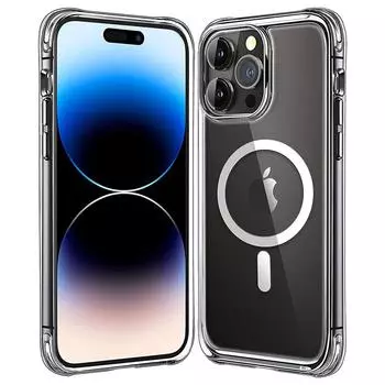 Прозрачный магнитный чехол для беспроводной зарядки Magsafe для iPhone 14 Plus 13 12 11 Pro Max для iPhone 8 7 Plus XS XR X SE, мягкий силиконовый чехол Fro iPhone 7 8 прозрачный