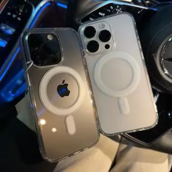 Прозрачный магнитный чехол для телефона, совместимый с iPhone 14 Pro Max, 16, 15 Pro, 11/13 — простые и продвинутые модели iPhone 14 Plus прозрачный