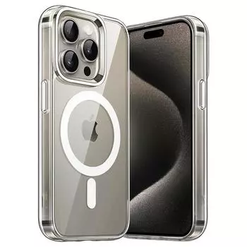 Прозрачный магнитный чехол Magsafe для телефона, защитный чехол с беспроводной зарядкой для iPhone 15 14 13 12 11 Pro Max Mini XS XR 8 For iphone 15