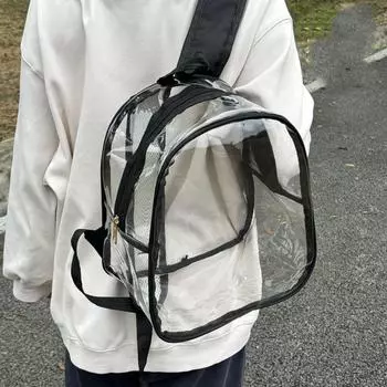 Прозрачный материал Прозрачная витрина Прочный пыленепроницаемый чехол ПВХ сумка для хранения Дисплей для кукол чёрный