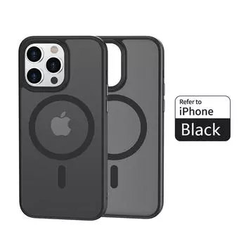 Прозрачный матовый магнитный чехол для iPhone 15 14 13 12 11 Pro Max Plus, чехлы для телефонов Magsafe, чехол для беспроводной зарядки, аксессуары For iPhone 11