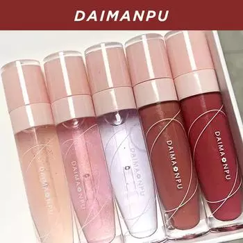 Прозрачный мед для губСтеклянные губыУвлажнение и увлажнениеГубы-дудлиУвлажняющая зеркальная глазурь для губМасло для губЦветной макияж 6.5g