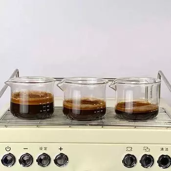 Прозрачный мерный стакан для эспрессо со шкалой, кофейные чашки, чашки для экстракции молока, кухонные принадлежности для бариста