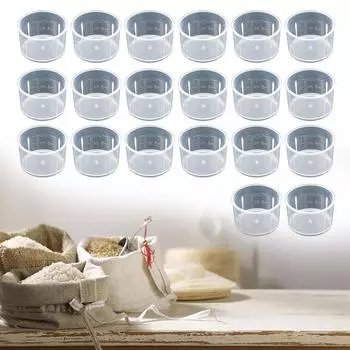 Прозрачный мерный стакан, подходящий для измерения небольших количеств жидкостей и образцов. 20ml