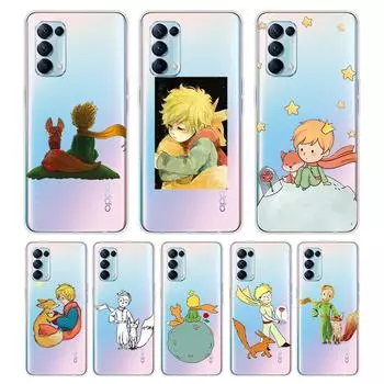 Прозрачный мягкий чехол для телефона «Маленький принц и лиса» для OPPO Reno7 SE 6 5 ZF 4G 5G Find X2 X3 Neo Lite Pro Plus OPPO Find X2 Neo