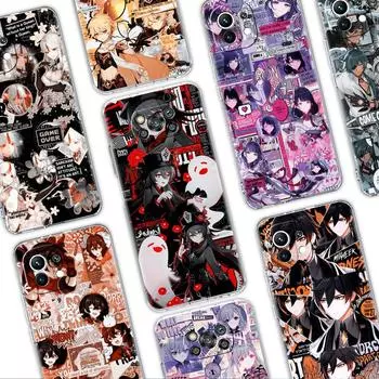 Прозрачный мягкий чехол для Xiaomi Mi Poco X3 NFC M3 F3 12 11 Lite 11T 10T X3 Pro Note 10 9T Phone Funda Cover Genshin Impact Beelzebul Xiaomi Mi Note10Pro