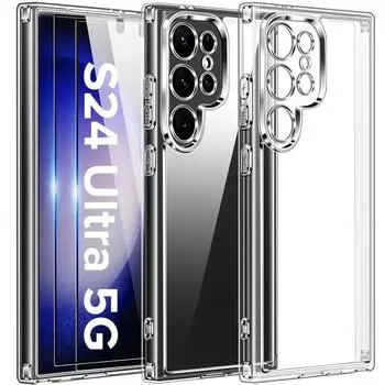 Прозрачный мягкий чехол из ТПУ для Samsung Galaxy A05S A15 A25 A54 A04S A14 A54 A53 S22 S23 S24 Huawei P60 Xiaomi Redmi Note 12 iPhone 15 14 13 12 Pro Max For iPhone 8 Plus