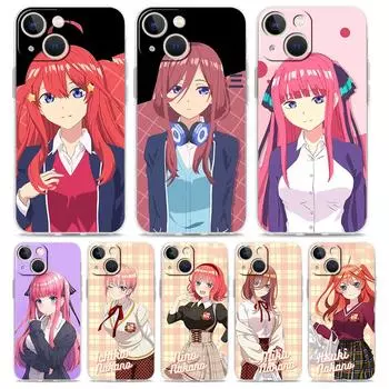 Прозрачный мягкий чехол Quintuplets Itsuki для iPhone 14 13 12 11 Pro Max XS X XR SE 7 8 Plus Clear Cover iPhone XS Max