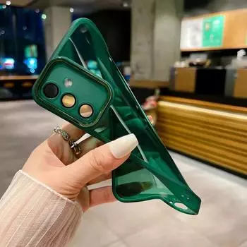 Прозрачный мягкий чехол с защитой камеры TUP для Xiaomi Redmi Note 13 Pro 4G 5G Note 12 11 Pro Plus POCO X5 Pro 5G X3 NFC POCO X3 X3NFC чёрный