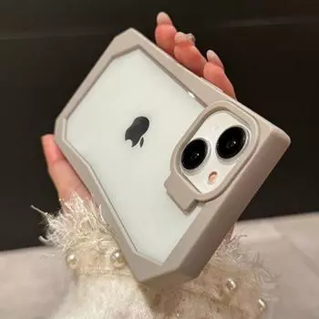 Прозрачный мягкий силиконовый чехол с неровными краями для iPhone 14 15 13 12 11 Pro Max 14pro max 15pro max защитный чехол для телефона For iPhone 15