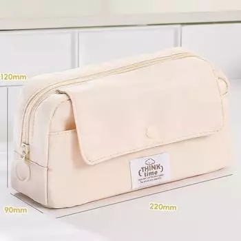 Прозрачный пенал большой вместимости, многофункциональная сумка для канцелярских принадлежностей, новый дизайн Meirad, идеально подходит для хранения