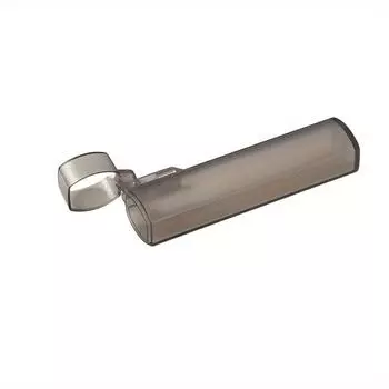 Прозрачный переносной футляр для зубочисток, переносной пластиковый футляр для зубочисток, прозрачный держатель для зубочисток для путешествий на природе, кухни и ресторанных принадлежностей. Gray