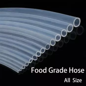 Прозрачный пищевой шланг из силиконовой резины 1 м/5 м/10 м, гибкая силиконовая трубка всех размеров и диаметров 4*6mm