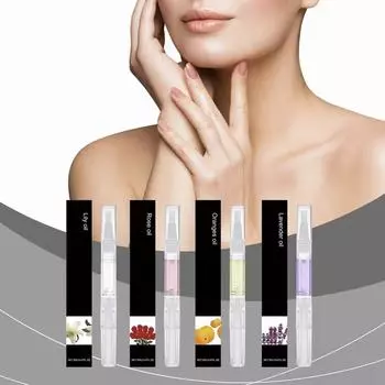 Прозрачный питательный карандаш для ухода за ногтями, питательное масло для края ногтя, предотвращение омертвевшей кожи и зазубрин на ногтях 2 мл One Size оранжевый