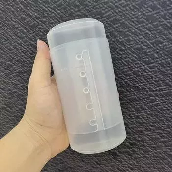 Прозрачный пластиковый держатель для кистей для макияжа, дорожный косметичка, органайзер, сумка для хранения стаканчиков, водонепроницаемый, пыленепроницаемый