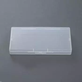 Прозрачный пластиковый контейнер для хранения ювелирных изделий, шкатулка для бусин, сережек, шкатулка для драгоценностей чистый