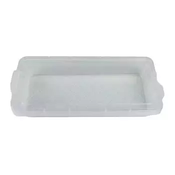 Прозрачный пластиковый пенал для карандашей Simply Tidy — вмещает карандаши, мелки, ручки, маркеры One Size