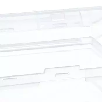 Прозрачный пластиковый ящик для хранения косметики большой емкости, держатель для дисплея