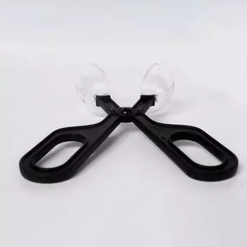 Прозрачный пластиковый зажим для рептилий Зажим для ящериц Паук Рептилия Хлебные черви Насекомые Пластиковые щипцы Инструмент для чистки Разведение домашних животных Кормление