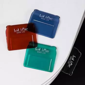 Прозрачный подъемник сиденья унитаза Подъемник крышки унитаза Избегайте прикосновения к ручке крышки прозрачный