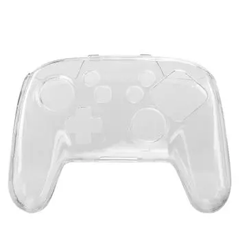 Прозрачный противоскользящий защитный чехол Crystal Case Gamepad Cover для Switch Pro