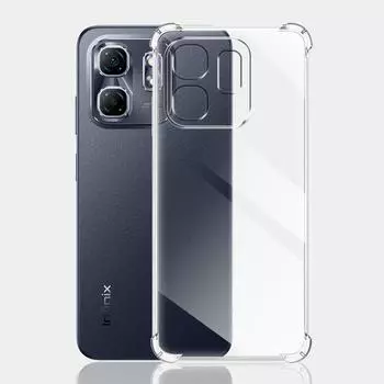 Прозрачный противоударный чехол Airbag для Infinix Smart 9 Hot 50i Мягкий силиконовый чехол для телефона Infinix Hot 50i Protector Crystal Fundas For Infinix Hot 50i