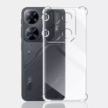 Прозрачный противоударный чехол Airbag для Itel P65 Мягкий силиконовый чехол для телефона Itel P 65 p65 Прозрачный защитный чехол Crystal Shell Fundas For Itel P65