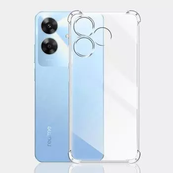 Прозрачный противоударный чехол Airbag TPU для Realme Note 60 Мягкий силиконовый чехол для телефона Realme Note 50 Защитный новый Fundas Conque For Realme Note 60