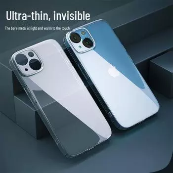 Прозрачный противоударный чехол для iPhone 15 Pro/14 Pro Max/13 – износостойкий и устойчивый к отпечаткам пальцев прочный корпус из поликарбоната. iPhone 15 Plus