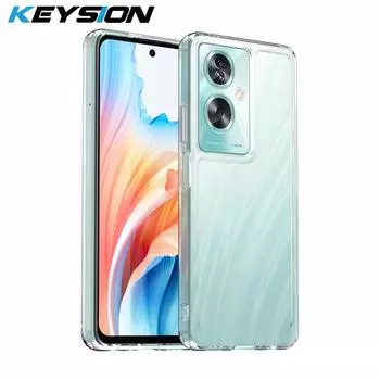 Прозрачный противоударный чехол KEYSION для OnePlus 1+ Nord N30 SE 5G, мягкий силиконовый прозрачный чехол из ТПУ для задней панели телефона OPPO A79 5G for Nord N30 SE 5G серый