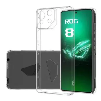 Прозрачный противоударный чехол с подушкой безопасности для Asus ROG Phone 8 Pro, защита объектива камеры, мягкая задняя крышка из ТПУ для Asus ROG Phone 8Pro For Rog Phone 8 прозрачный