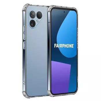 Прозрачный противоударный чехол TPU для телефона Fairphone 5, защитный чехол с четырьмя углами, прозрачный защитный ультратонкий прозрачный чехол с полной защитой For Fairphone 5 прозрачный