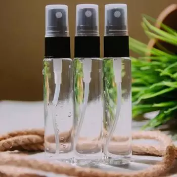 Прозрачный пустой маленький флакон-распылитель, мелкодисперсный распылитель 2 унции/55 мл, многоразовый карманный распылитель, пластиковый дорожный набор флаконов для макияжа, One Size