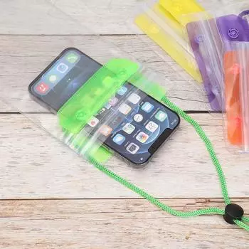 Прозрачный ПВХ водонепроницаемый мобильный телефон сумки сухой чехол для водных видов спорта дайвинг катание на лыжах бассейн телефон чехол висит на шее
