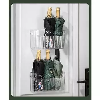 Прозрачный ящик для хранения косметики, комод, душевая кабина, ванная комната, настольная полка, ящик для хранения бытовых вещей 25cm * 7.5cm * 13.5cm прозрачный