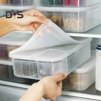 Прозрачный ящик для хранения продуктов, морозостойкий полипропиленовый холодильник для пикника, овощной холодильник, контейнер для хранения продуктов