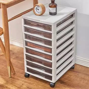 Прозрачный ящик для хранения, ящик для хранения, офисный стол, ящик для хранения, косметика, канцелярские принадлежности, стеллаж для хранения мусора