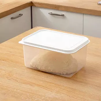 Прозрачный ящик для хранения теста для пиццы с крышкой для домашней выпечки 4L