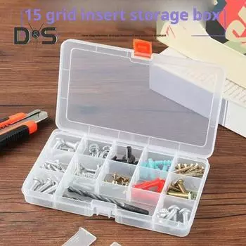 Прозрачный ящик для рыболовных приманок 6/15/18 сеток съемный перегородка водонепроницаемый прочный портативный рыболовные приманки аксессуары инструменты органайзер кейс для хранения A