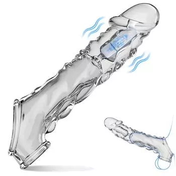 Прозрачный сексуальный экзотический презерватив мужской пенис кольцо вибрация кристалл набор парные игрушки для взрослых секс-товары силиконовый чехол Snake Domain Transparent