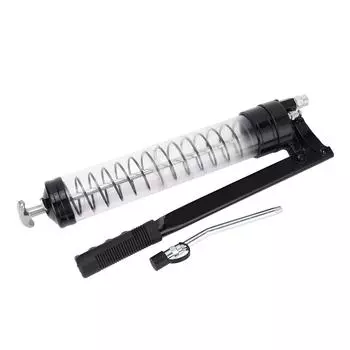 Прозрачный шприц для смазки 600CC высокого давления с видимой двойной рукояткой поршня инструмент для заполнения смазкой для дома