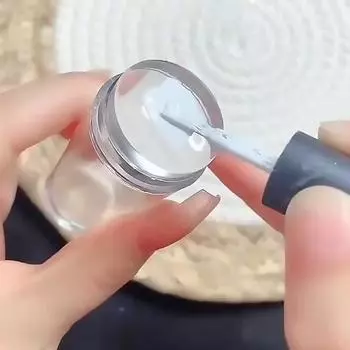 Прозрачный штамп для ногтей со скребком, 2 шт., желейный силиконовый штамп для французского маникюра, наборы для маникюра, набор инструментов для штамповки ногтей