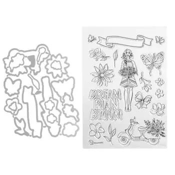 Прозрачный штамп резиновый вырубной штамп альбом журнал украшения ремесленные аксессуары