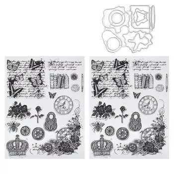 Прозрачный штамп резиновый журнал альбом украшения ручная работа ремесла аксессуары T1746 Stamp T1746 Stamp