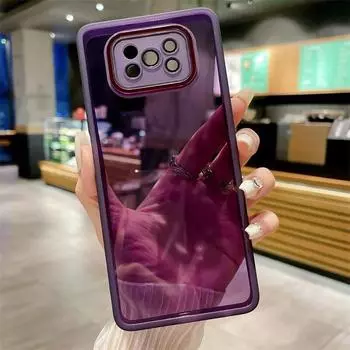 Прозрачный силиконовый чехол для Xiaomi Mi Poco X3 Pro Nfc X5 Pro Poko X 3, защитное стекло для объектива Pocox3 Pocox5 X3pro X3nfc Poco x3 чёрный